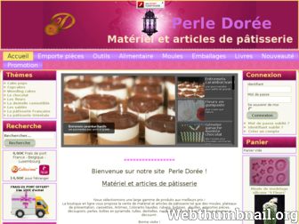 perledoree.fr website preview