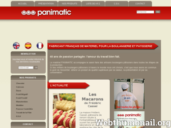 panimatic.fr website preview