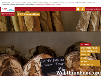 cbp-materiel-boulangerie-patisserie.fr website preview