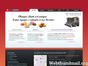 materiel-patisserie-boulangerie.com website preview