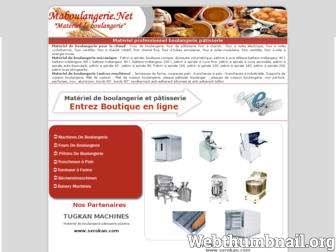 maboulangerie.net website preview