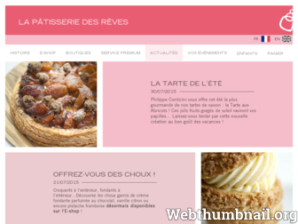 lapatisseriedesreves.com website preview