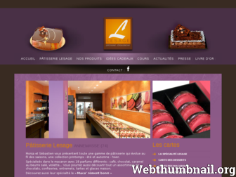 patisserie-lesage.com website preview