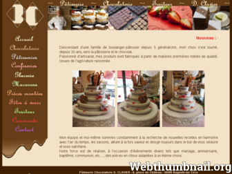 patissier-chocolatier-clavier.com website preview