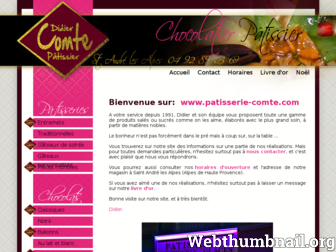 patisserie-comte.com website preview