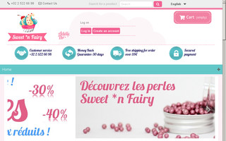 sweetnfairy.com website preview