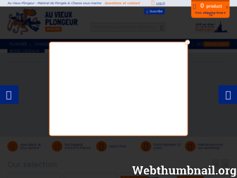 vieuxplongeur.com website preview