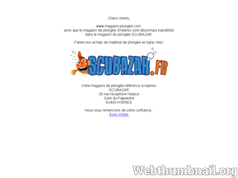 magasin-plongee.com website preview