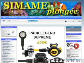 simame.fr website preview