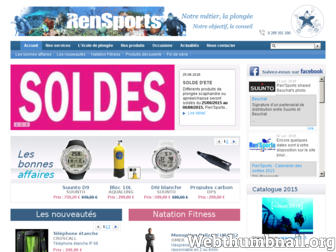 rensports.fr website preview
