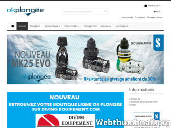 ok-plongee.com website preview