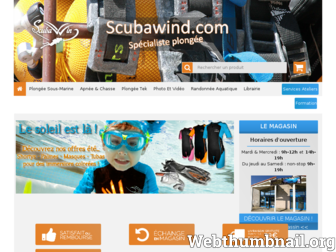 scubawind.com website preview