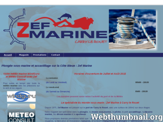 zef-marine.fr website preview