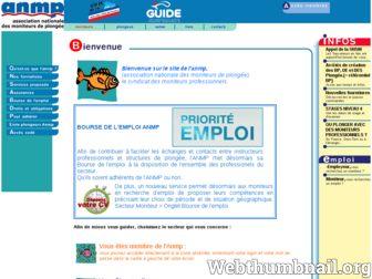 anmp-plongee.com website preview