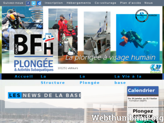 plongee-hendaye.net website preview