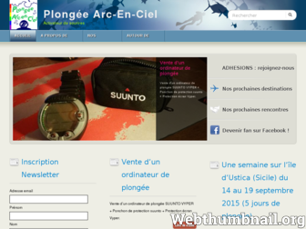 plongeearcenciel.org website preview