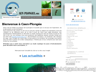 caenplongee.org website preview