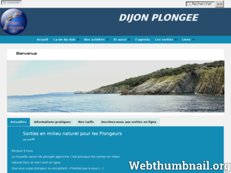 dijon-plongee.com website preview