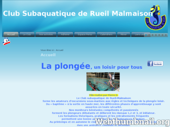 plongee-rueilmalmaison.org website preview