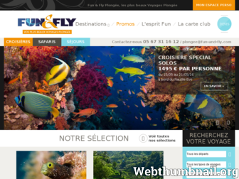 funandfly-plongee.com website preview