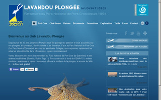 lavandou-plongee.com website preview