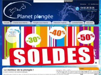 planet-plongee.fr website preview