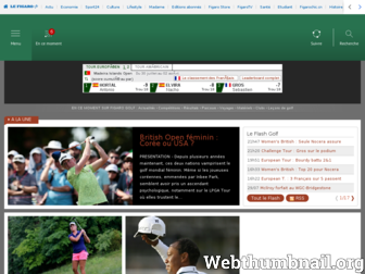 golf.lefigaro.fr website preview