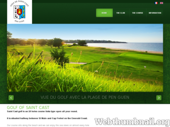 golf-st-cast.com website preview