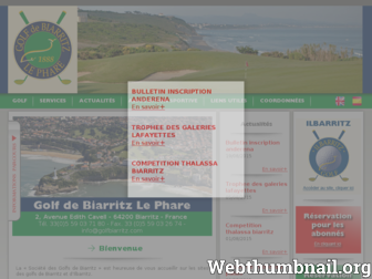 golfbiarritz.com website preview