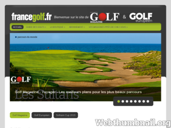 francegolf.fr website preview