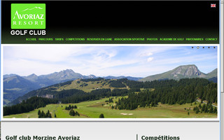 golf-morzine-avoriaz.com website preview