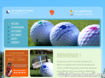 golf-lamalou-les-bains.com website preview