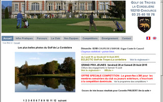 golfdetroyeslacordeliere.fr website preview
