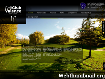 golfclubvalence.com website preview