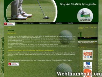 golf-castres.com website preview