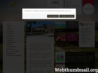 golfderoquebrune.com website preview