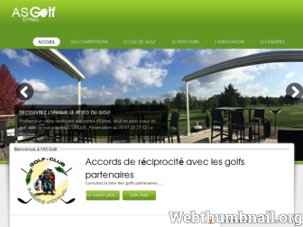 golf-epinal.fr website preview
