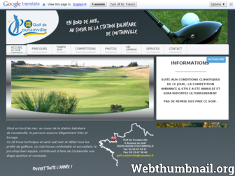 golf-coutainville.com website preview