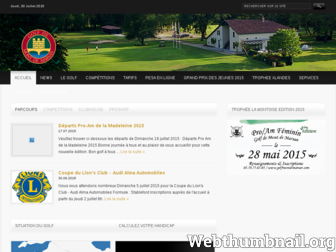 golfmontdemarsan.com website preview