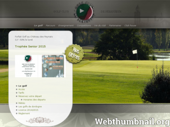 golfdeperigueux.com website preview