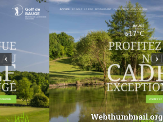 golf-bauge.fr website preview