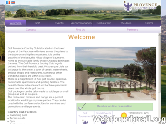 provencecountryclub.fr website preview