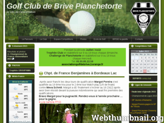 golfdebrive.com website preview
