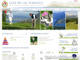 golf-lacannecy.com website preview
