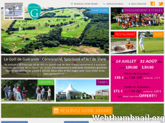 golfdeguerande.com website preview