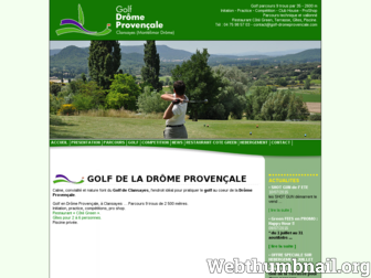 golf-dromeprovencale.com website preview