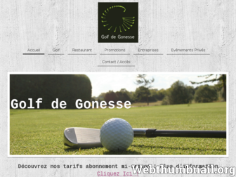 golfdegonesse.com website preview