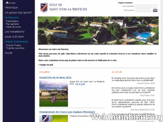 golfdesaintnomlabreteche.com website preview