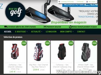 ruedugolf.com website preview