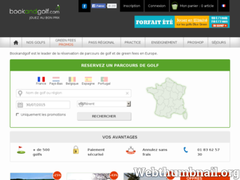bookandgolf.com website preview